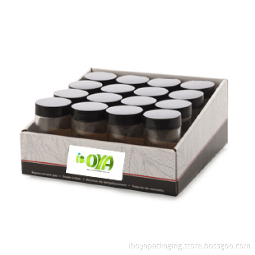 Glass Spice Shaker Bottle with Display Box